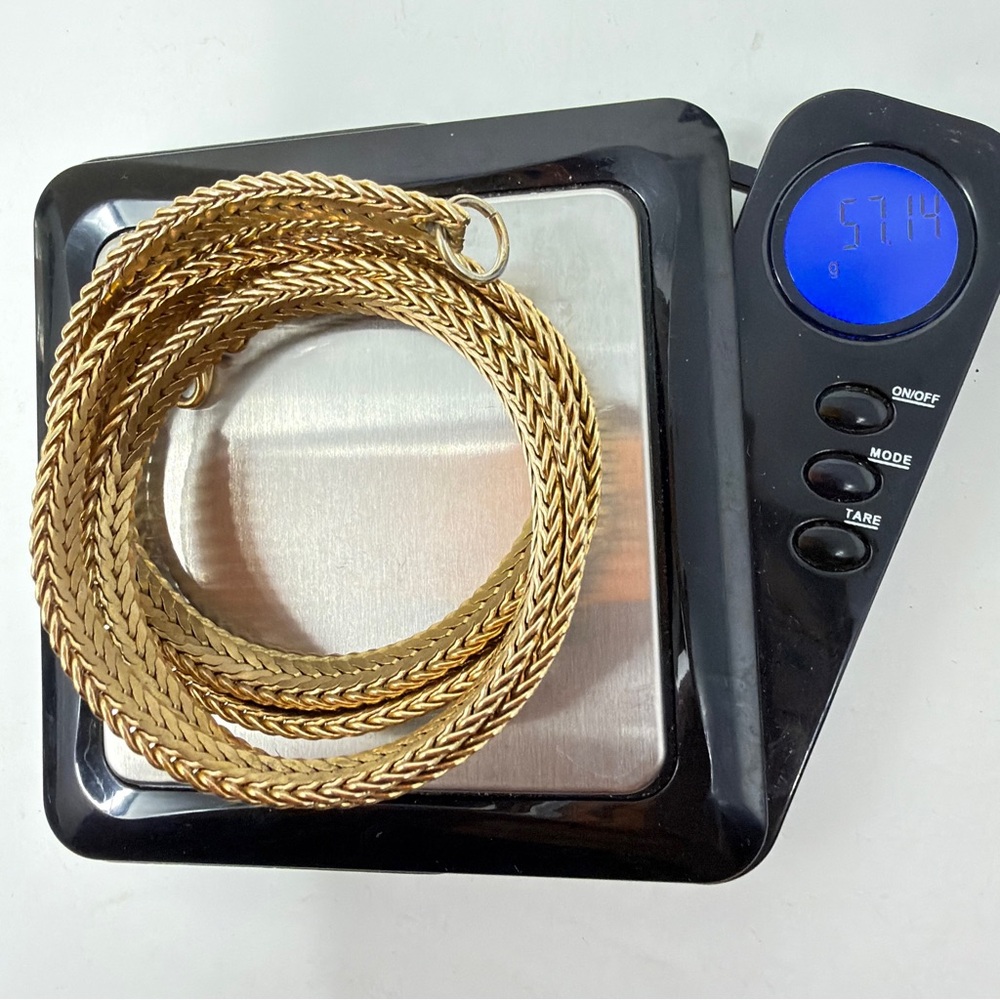 14K GF Elegant 57.17 grams gold filled chain necklace